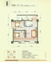 时丰姜溪花都普通住宅74.9㎡户型图