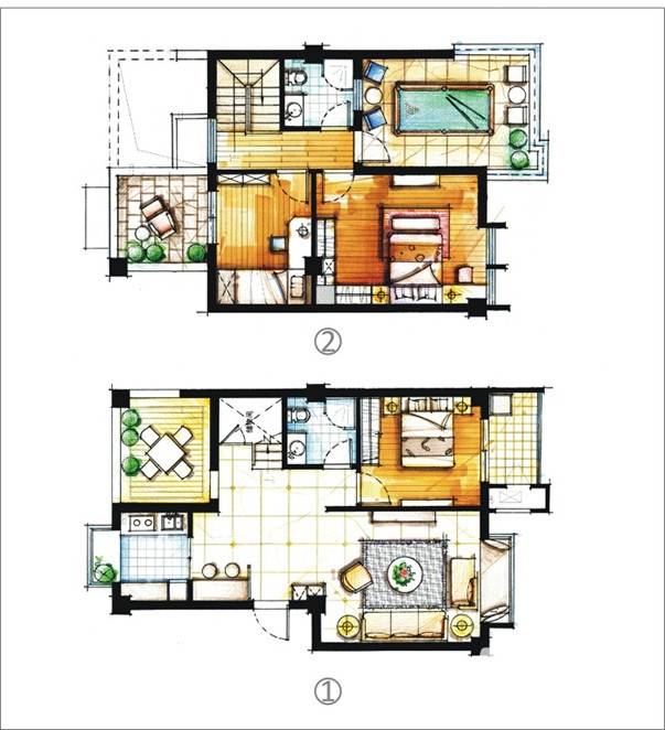 大唐新干线普通住宅76㎡户型图