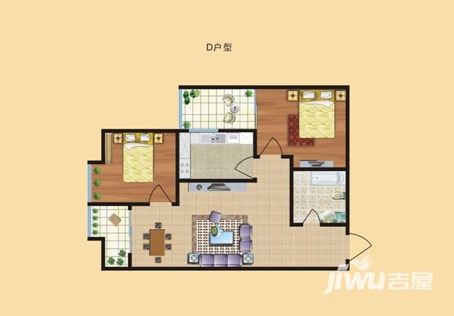 新栋普通住宅79㎡户型图