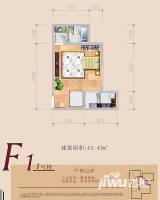 安诚御花苑普通住宅43.4㎡户型图