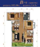 韶雨地铁城普通住宅39.5㎡户型图