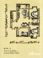 翠堤湾3室2厅1卫109.8㎡户型图