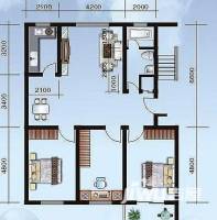 世园茗城普通住宅123㎡户型图