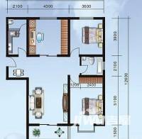 世园茗城普通住宅82.8㎡户型图