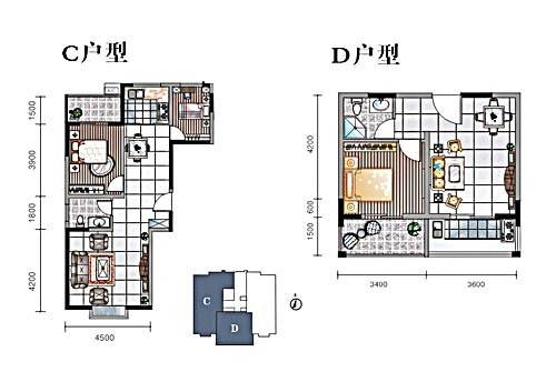 奇星御园普通住宅89㎡户型图