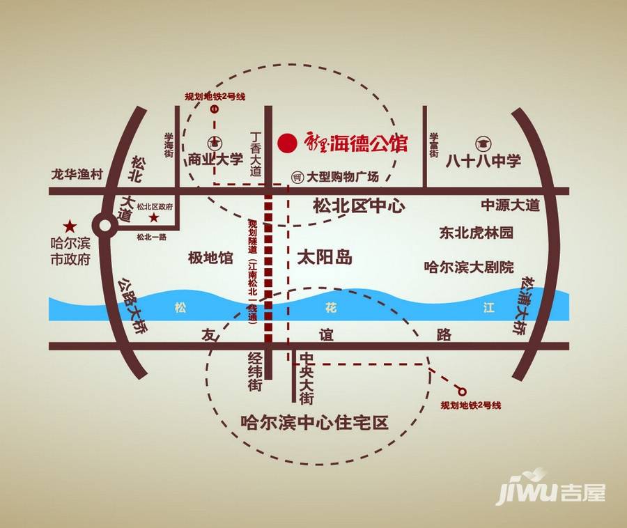 新里海德公馆位置交通图图片