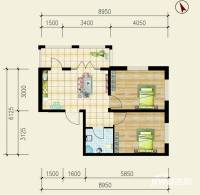 万吉华府普通住宅69.7㎡户型图