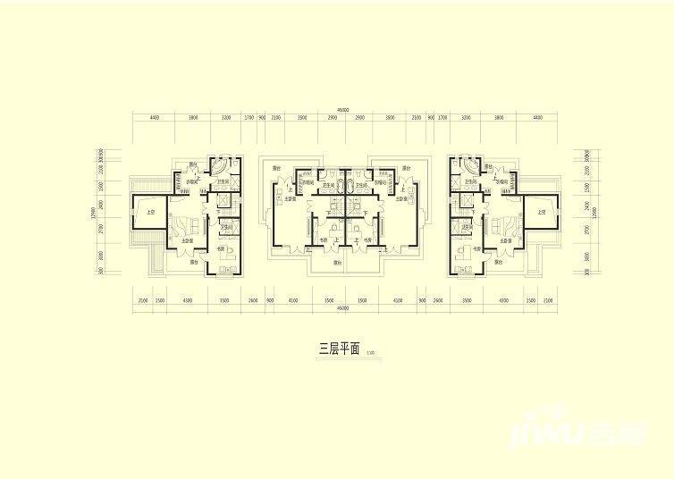 恒祥御景7室5厅6卫户型图