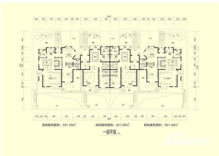 恒祥御景9室5厅7卫户型图