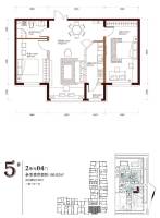 柏悦星城1室1厅1卫99.9㎡户型图