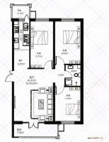 金丰优豪斯小区普通住宅62.3㎡户型图