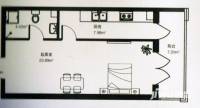 金丰优豪斯小区普通住宅36.3㎡户型图