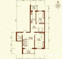 广电佳园普通住宅62.9㎡户型图