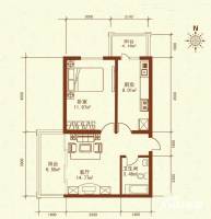 广电佳园普通住宅38.2㎡户型图