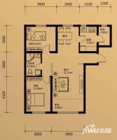 金昌国际2室2厅1卫91.5㎡户型图