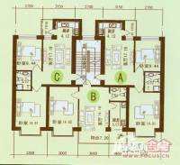 山水文园普通住宅49.2㎡户型图