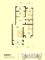 溪水湾普通住宅79.3㎡户型图