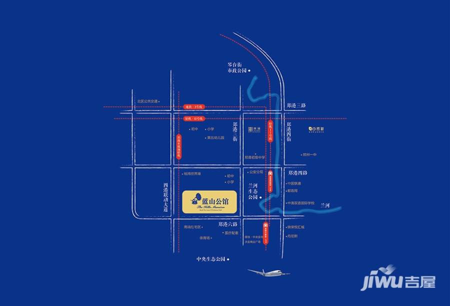 豫发大运城蓝山公馆位置交通图图片
