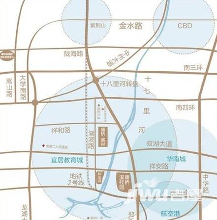 康桥溪桂园位置交通图图片