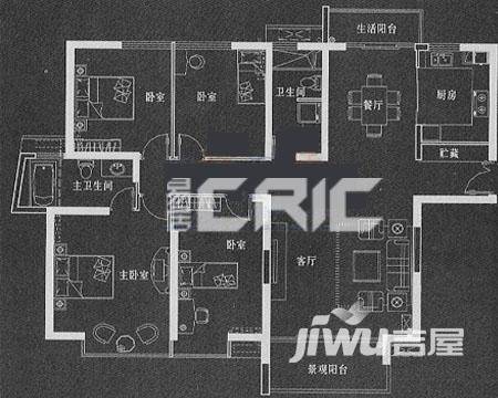 广汇PAMA普通住宅170㎡户型图