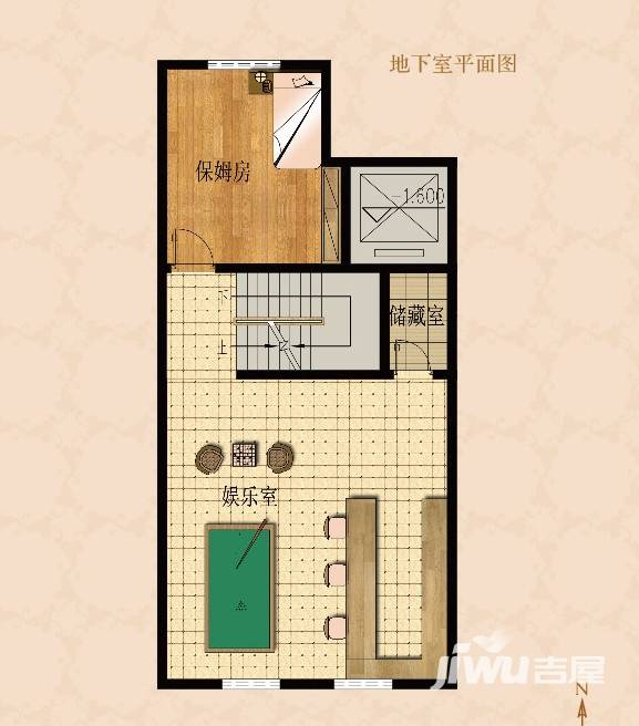 建海绿荫半岛4室2厅3卫328.4㎡户型图