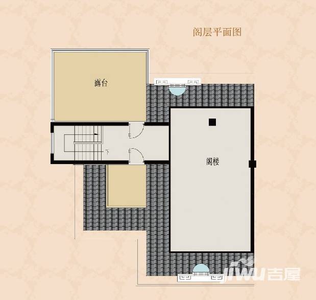 建海绿荫半岛4室2厅3卫户型图