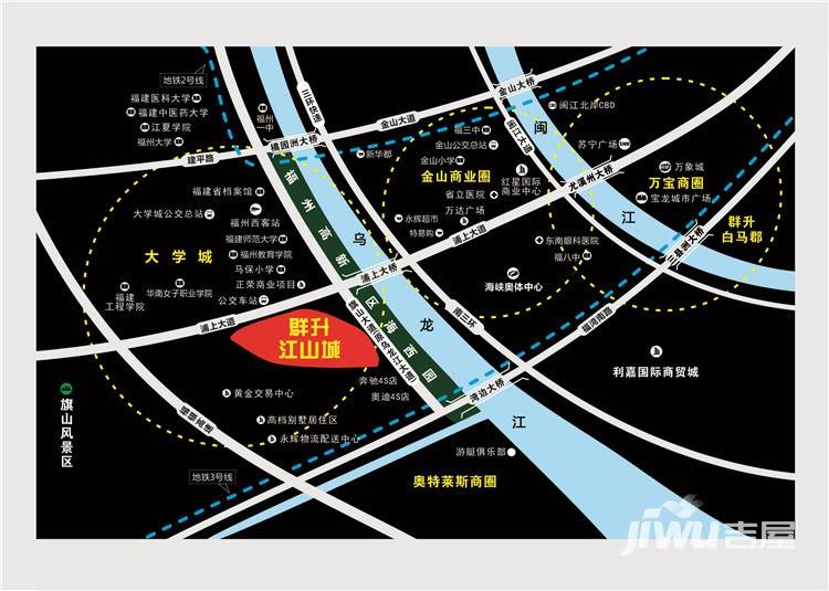 群升江山城位置交通图图片