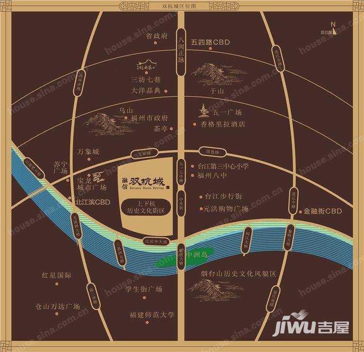 融信双杭城位置交通图