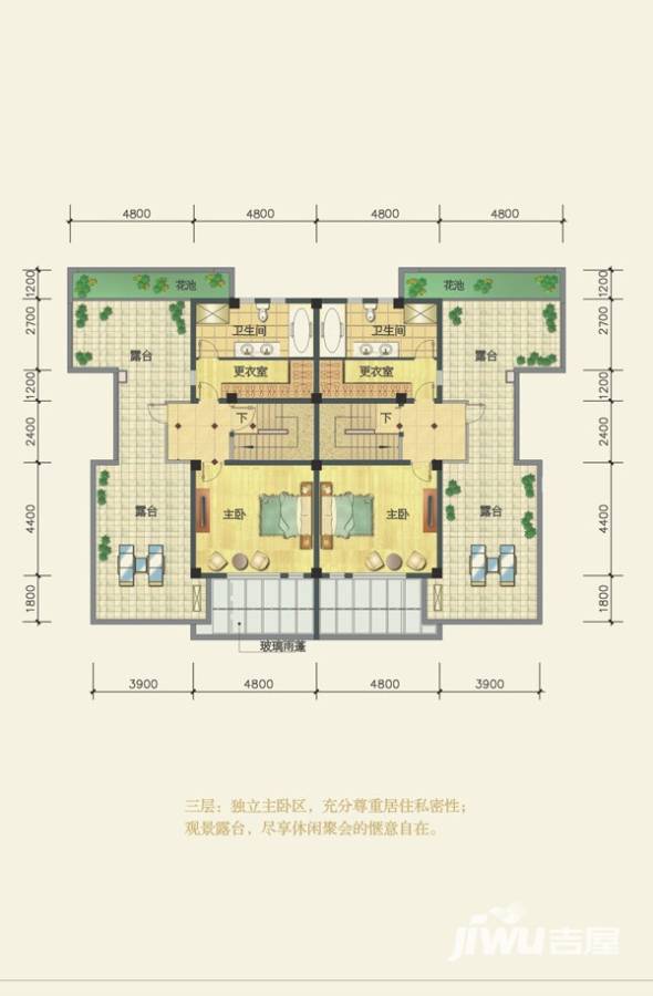 三木水岸君山1室1厅0卫户型图