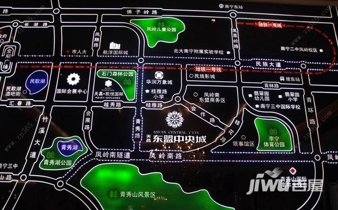 天昌东盟中央城位置交通图图片