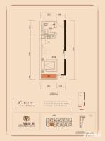 龙光普罗旺斯普通住宅34㎡户型图