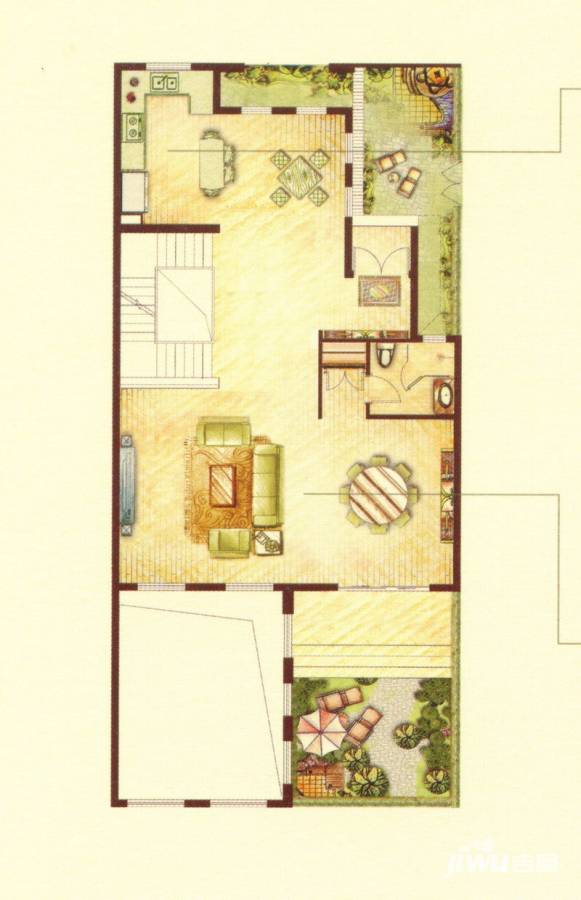 龙湖原山普通住宅410㎡户型图