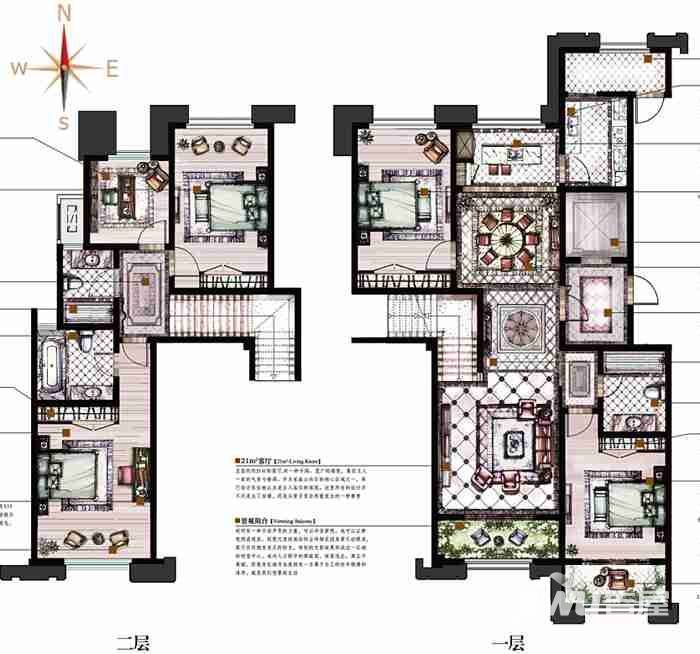 御庭园普通住宅171.8㎡户型图