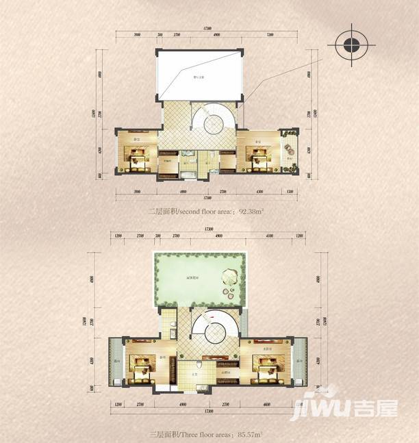 铂金宫殿7室2厅6卫312.5㎡户型图