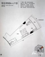 擎天半岛普通住宅40.3㎡户型图