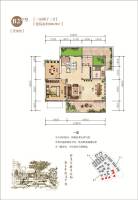 水墨雨林3室2厅3卫200.4㎡户型图