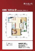 碧园大城小院普通住宅80㎡户型图