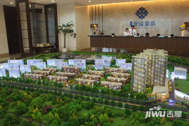 新城香溢紫郡沙盘图图片