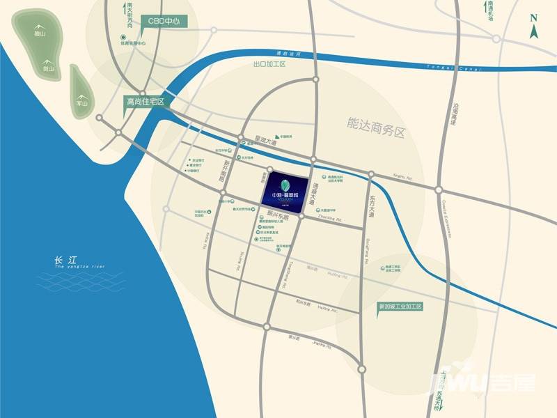 中港翡翠城位置交通图