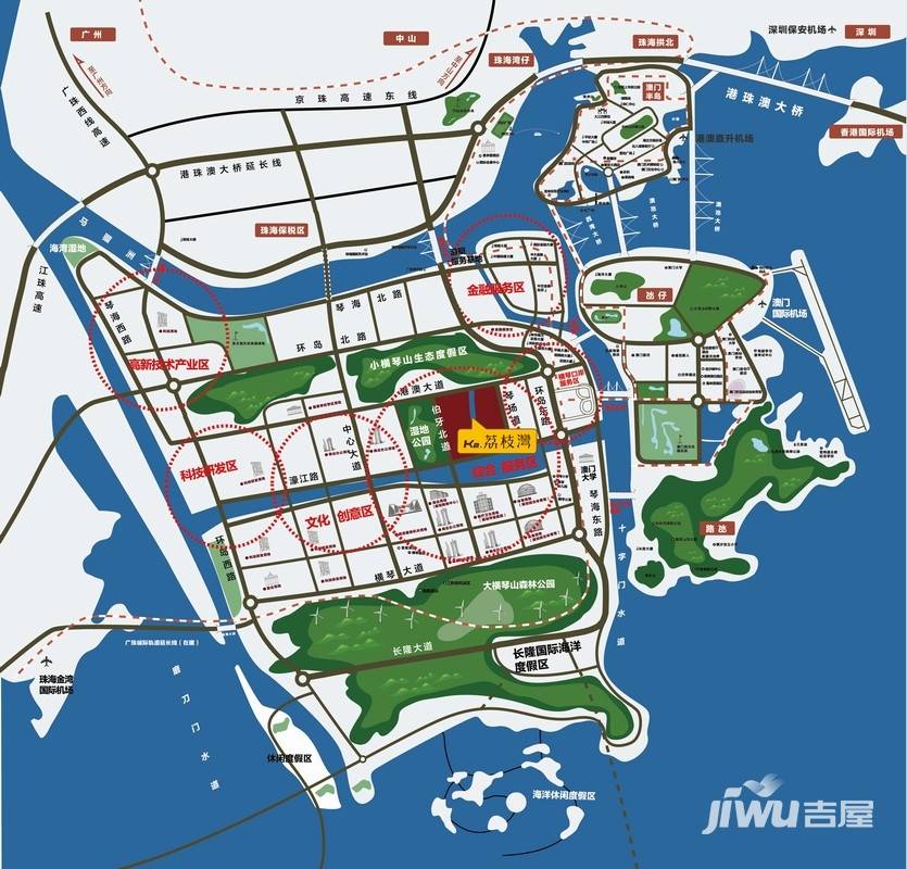 K2荔枝湾位置交通图2