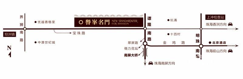 誉峯名门位置交通图图片