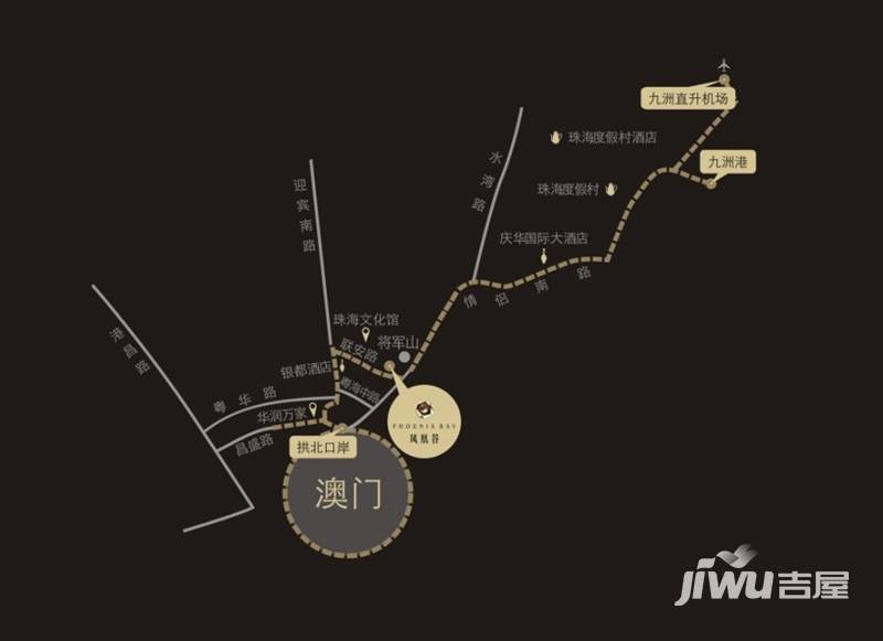 中铁凤凰谷位置交通图图片