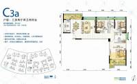 格力海岸3室2厅2卫150㎡户型图