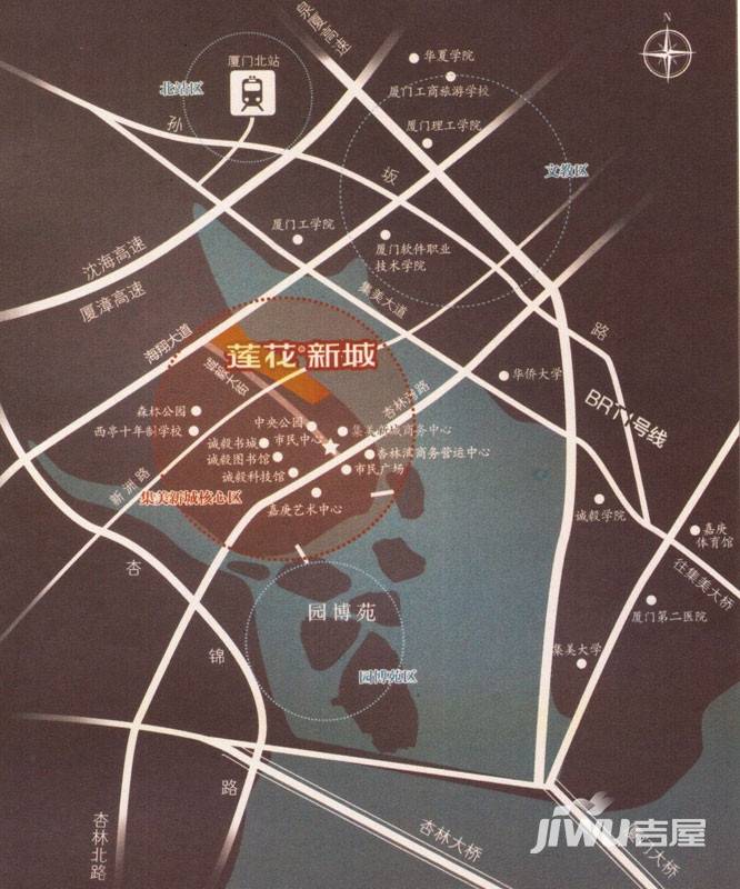 莲花新城位置交通图9