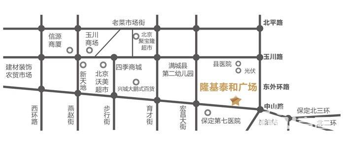 隆基泰和广场位置交通图6