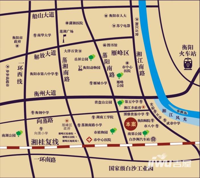 湘核林语位置交通图图片