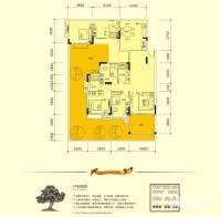 珠江棕榈园4室2厅3卫153.8㎡户型图