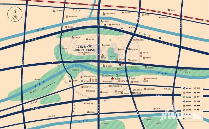 北京如意国际花园位置交通图