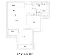 MOCO1885普通住宅85㎡户型图