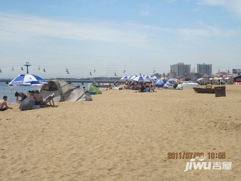 滨海湾实景图图片